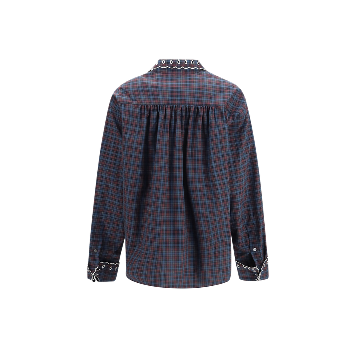 Embroidered Poplin Blouse