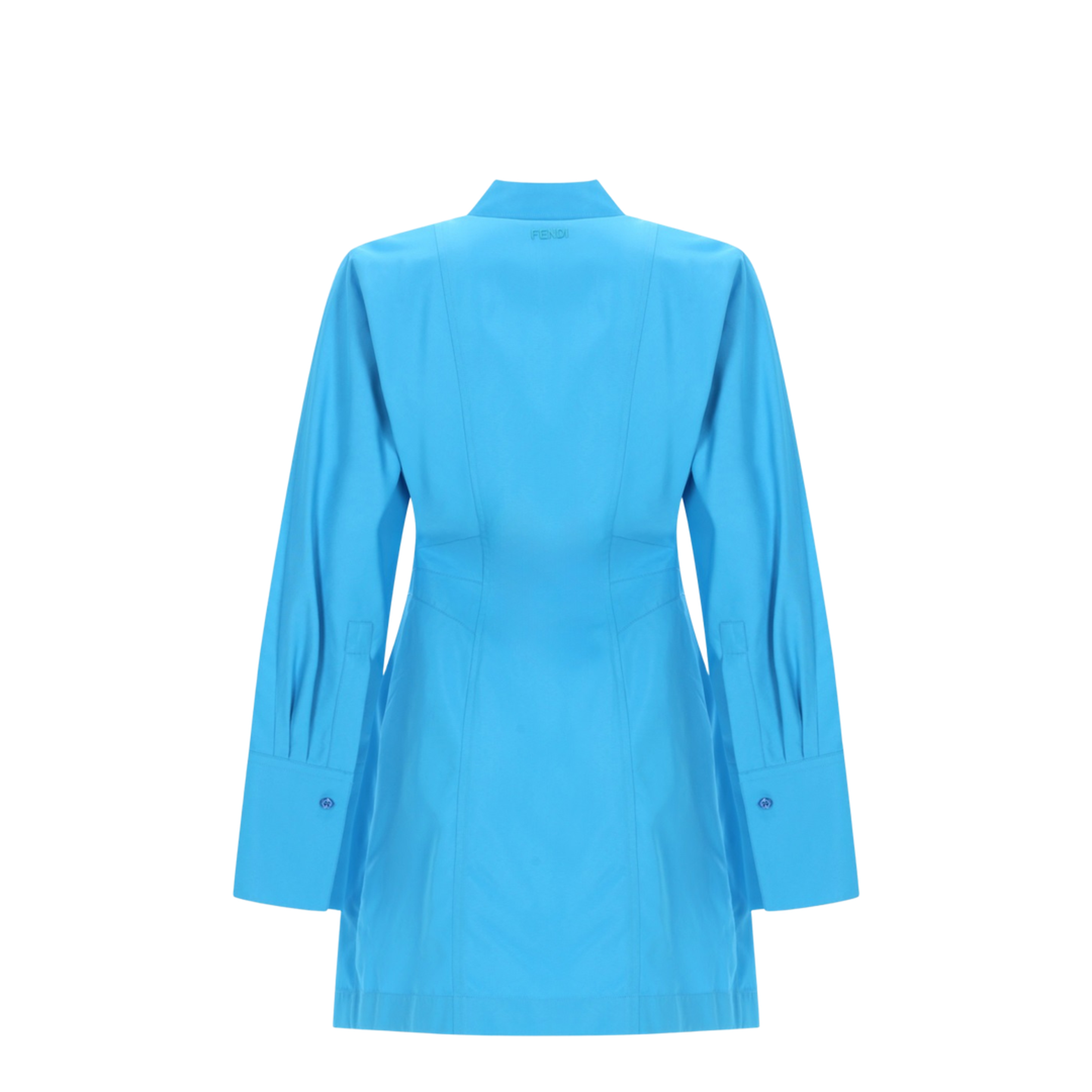 Light Blue Technical Viscose Dress