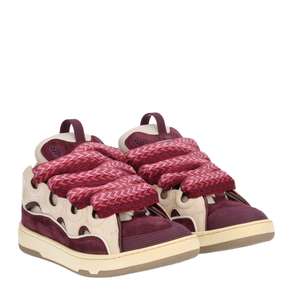 Leather Curb Sneaker