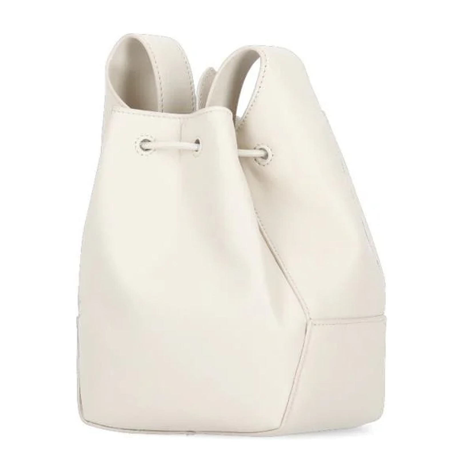 Ivory Leather Shoulder Bag