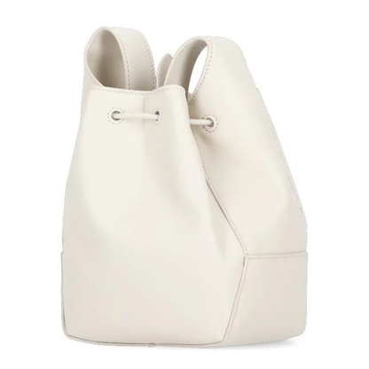 Ivory Leather Shoulder Bag