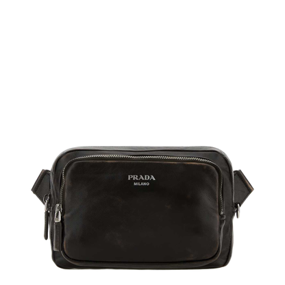 MAYFEYR - Prada - Dark Brown Nappa Leather Crossbody Bag - 2VH2182C75F0003