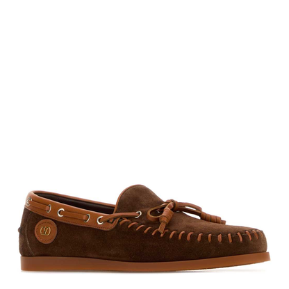 MAYFEYR - Valentino - Brown Suede Loafers - 8Y2S0K85BTLDUJ