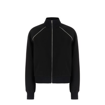 Black Triacetate Blend Sweatshirt