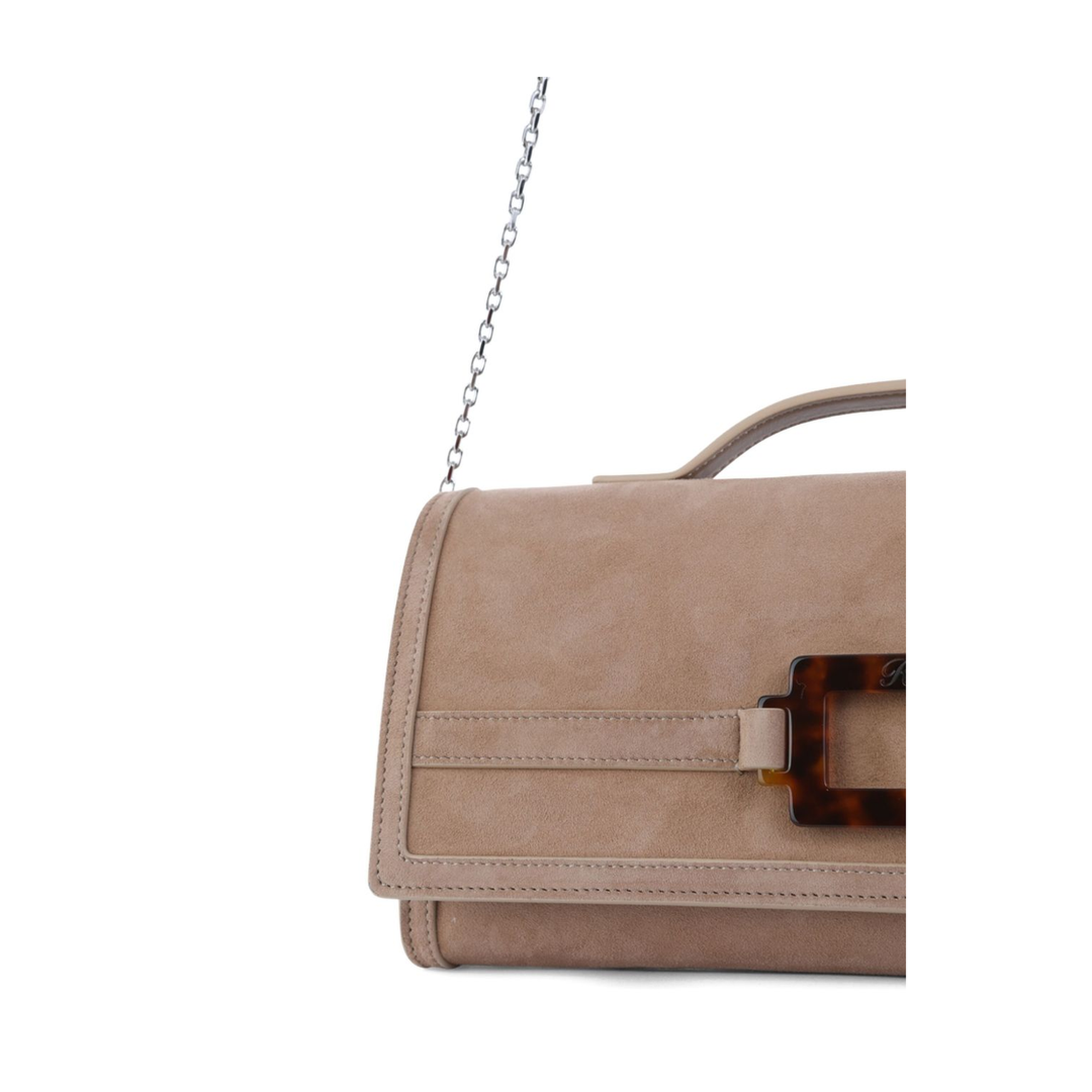 Suede Leather Clutch Bag