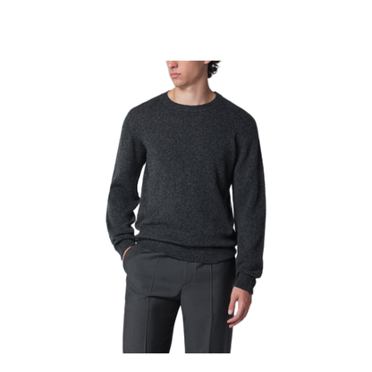 MAYFEYR - Roberto Collina - Anthracite Grey Wool Blend Sweater - 263MYB40001WO21