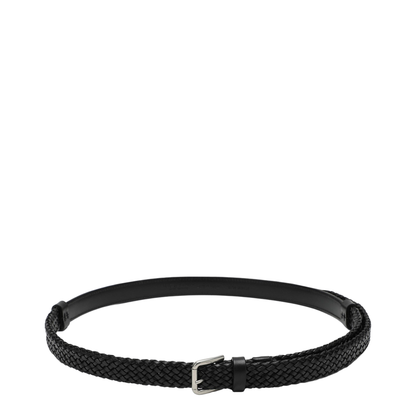 MAYFEYR - Dolce & Gabbana - Black Woven Leather Belt - BC4924A9Q228B956