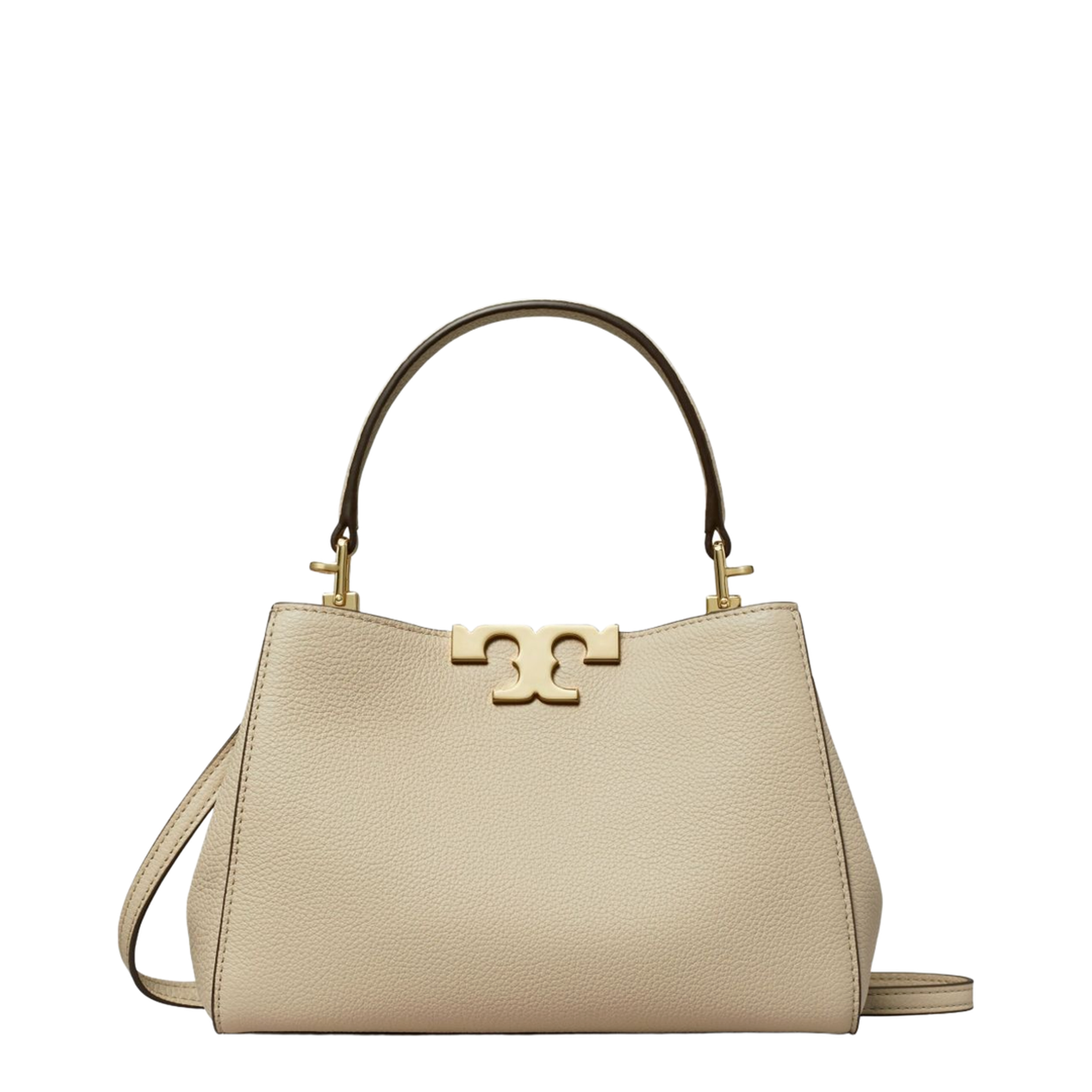 Eleanor Mini Pebbled Satchel - Dove Grey