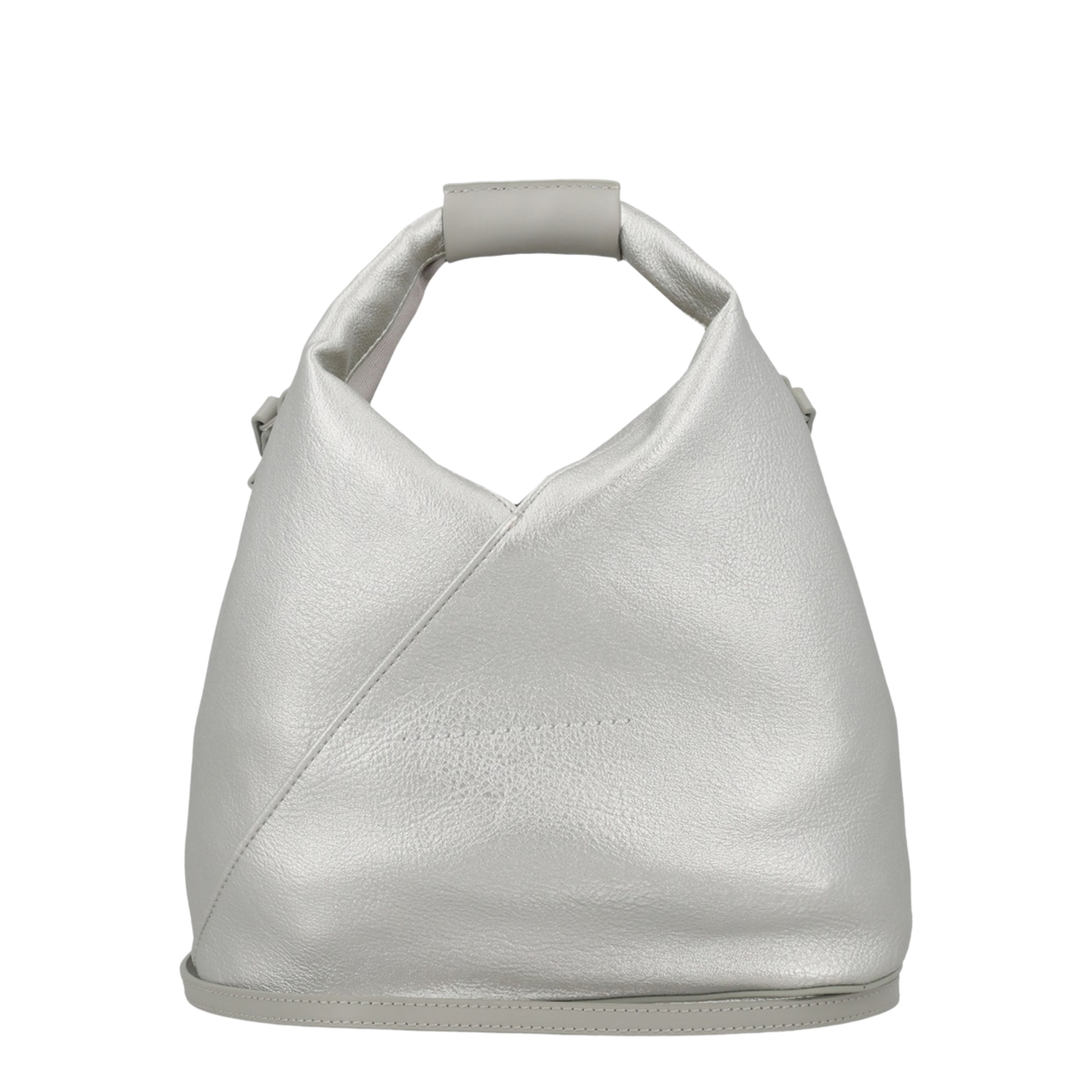Japanese Eco Leather Crossbody - Silver