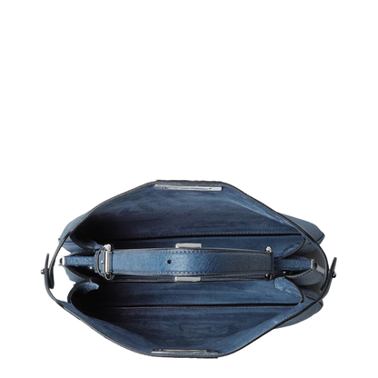 Peekaboo Soft Medium Cuoio Romano Leather Blue