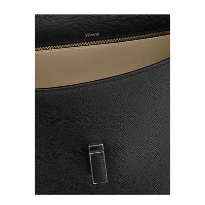 Iside Large Millepunte Calf Leather Handbag - Black