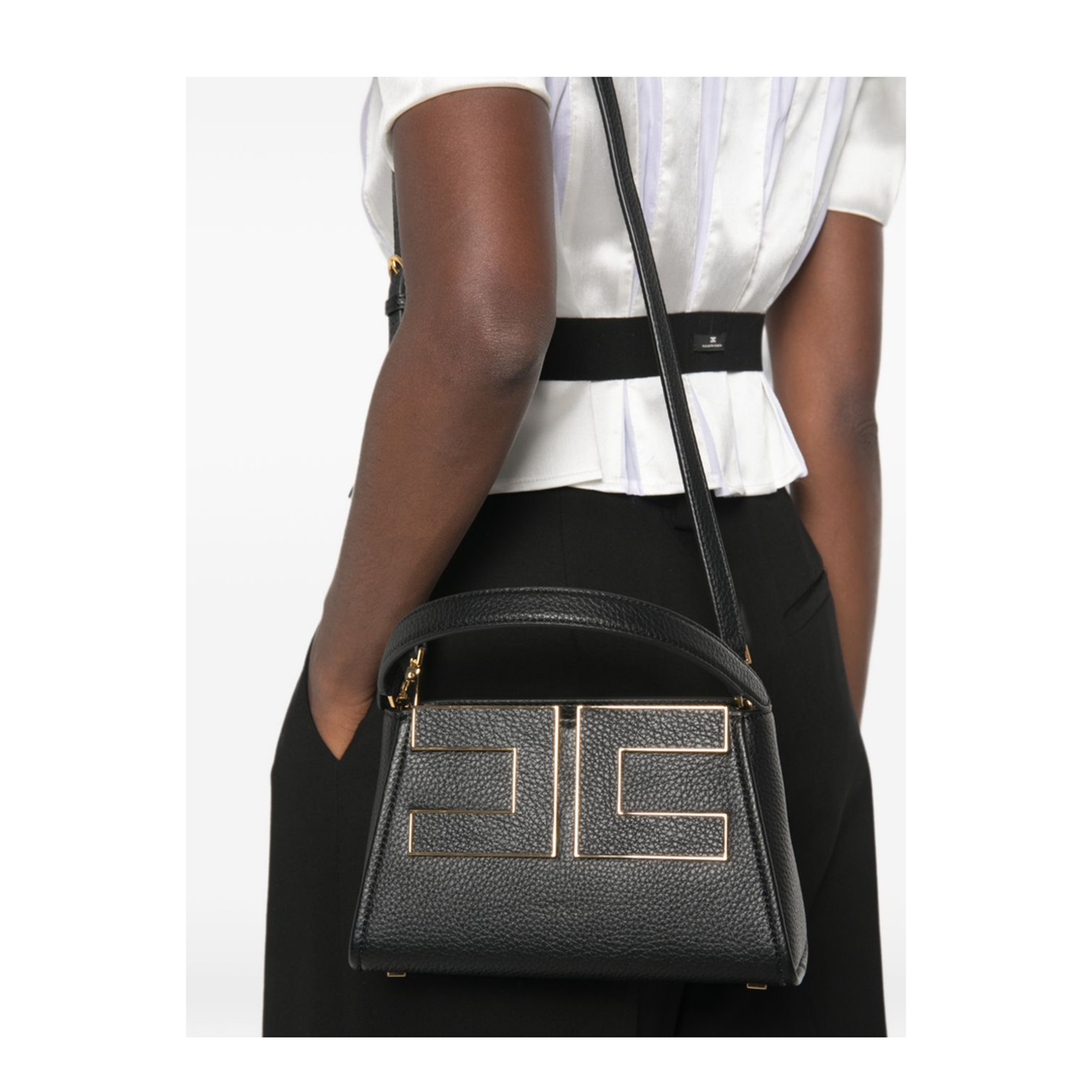 MAYFEYR - Elisabetta Franchi - Black Bag - BS07A66E2110