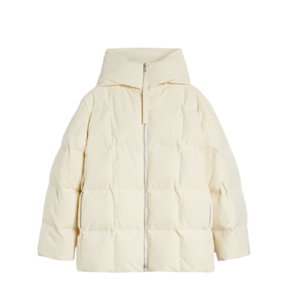 Quilted Down Jacket Yelow