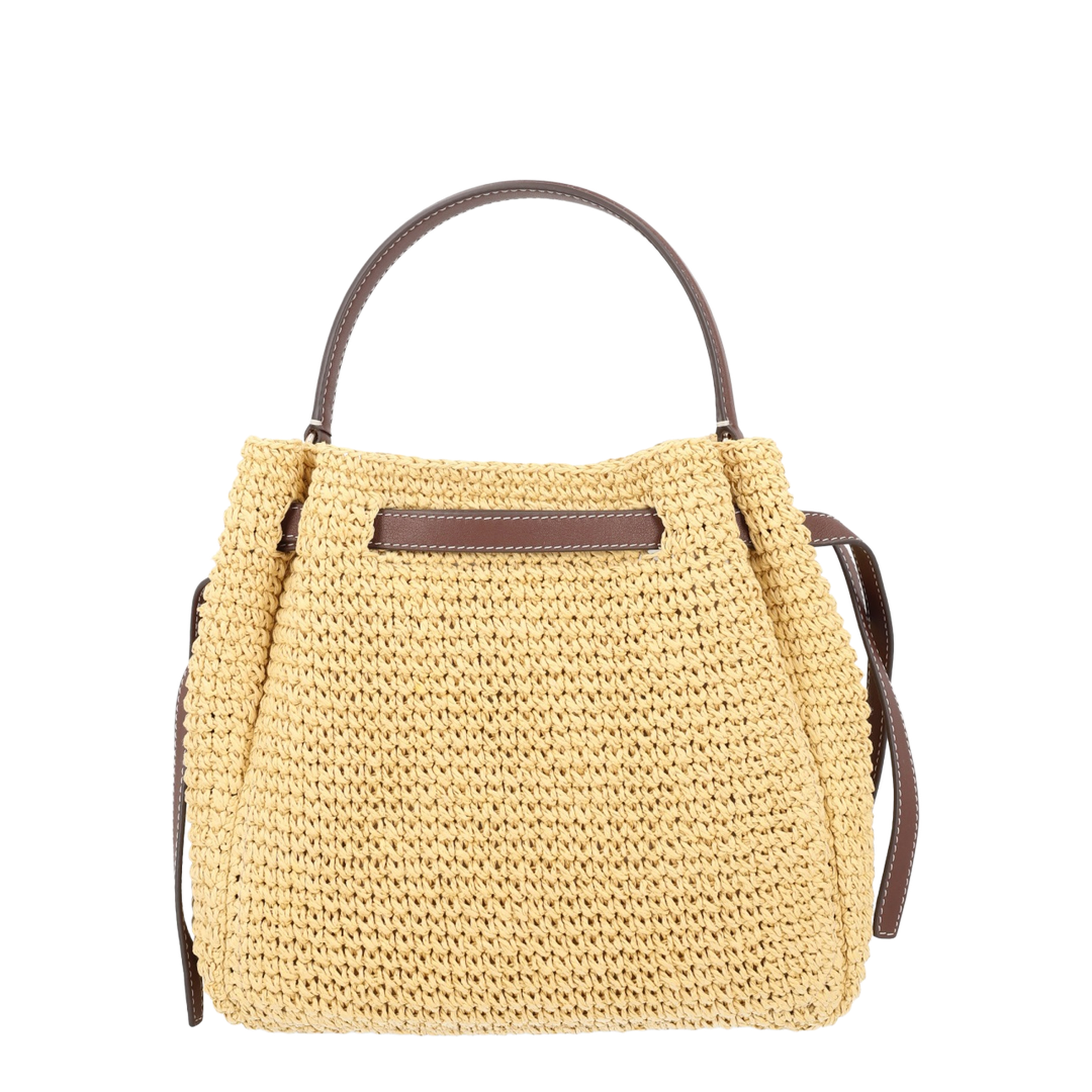 Romy Woven Bucket Bag - Natural
