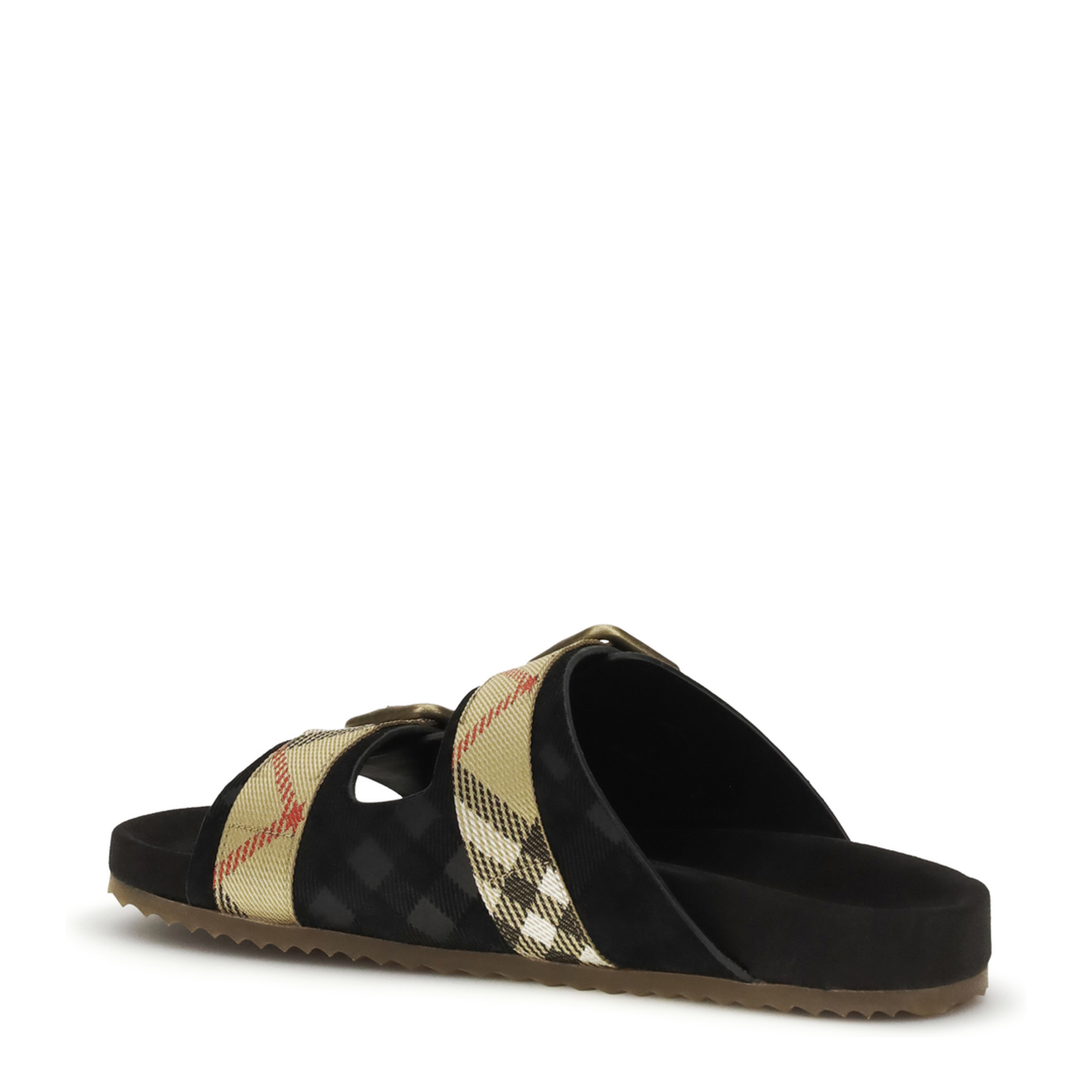 MAYFEYR - Burberry - Urchin Suede Check Sandals - 8118615