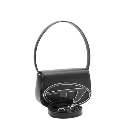 1DR-Iconic Nappa Leather Shoulder Bag - Black