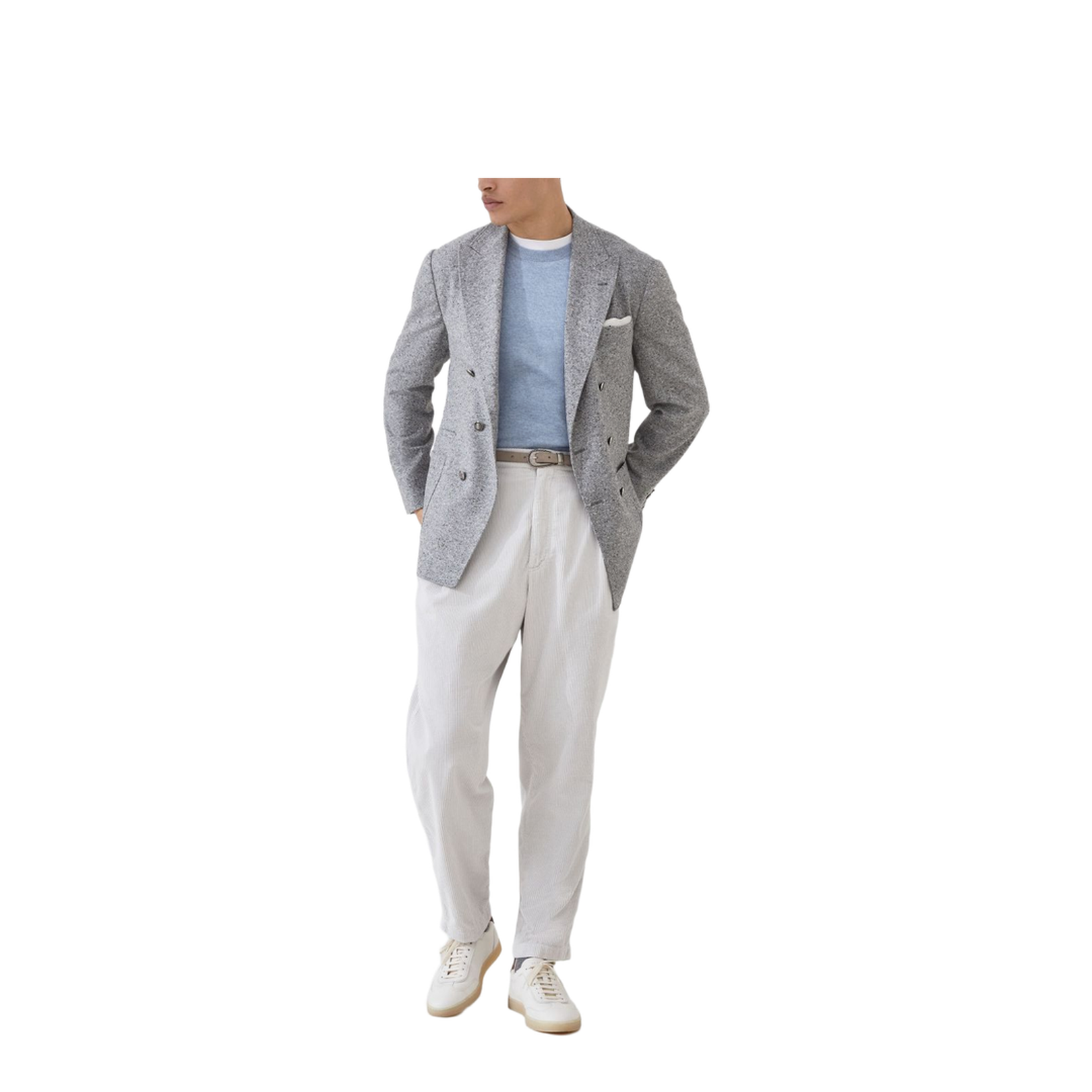 Cashmere Sweater in Denim