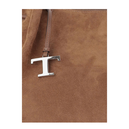 Brown Suede Handbag
