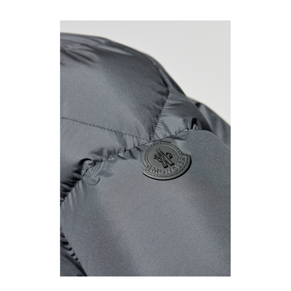 Black Pres Down Shirt Jacket