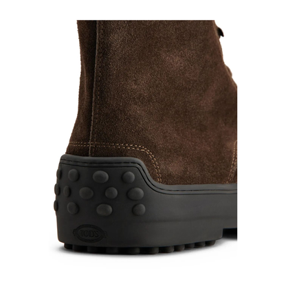 MAYFEYR - TOD`S - Suede Gommino Combat Boots - XXM84L0GK50RE0S800