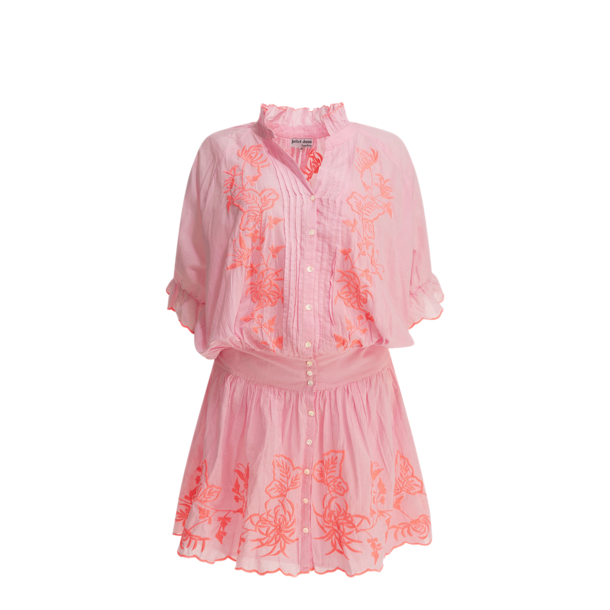 MAYFEYR - Juliet Dunn - Short Shirt Dress - JD9121PETALPINKCANDY