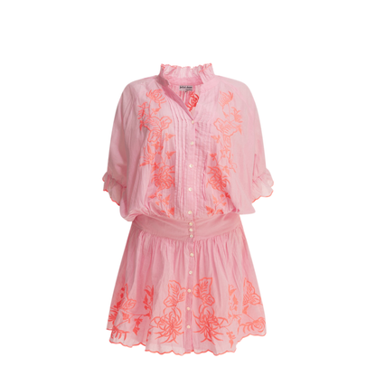 MAYFEYR - Juliet Dunn - Short Shirt Dress - JD9121PETALPINKCANDY