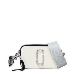 The Snapshot Saffiano Leather Crossbody - Cotton Multi
