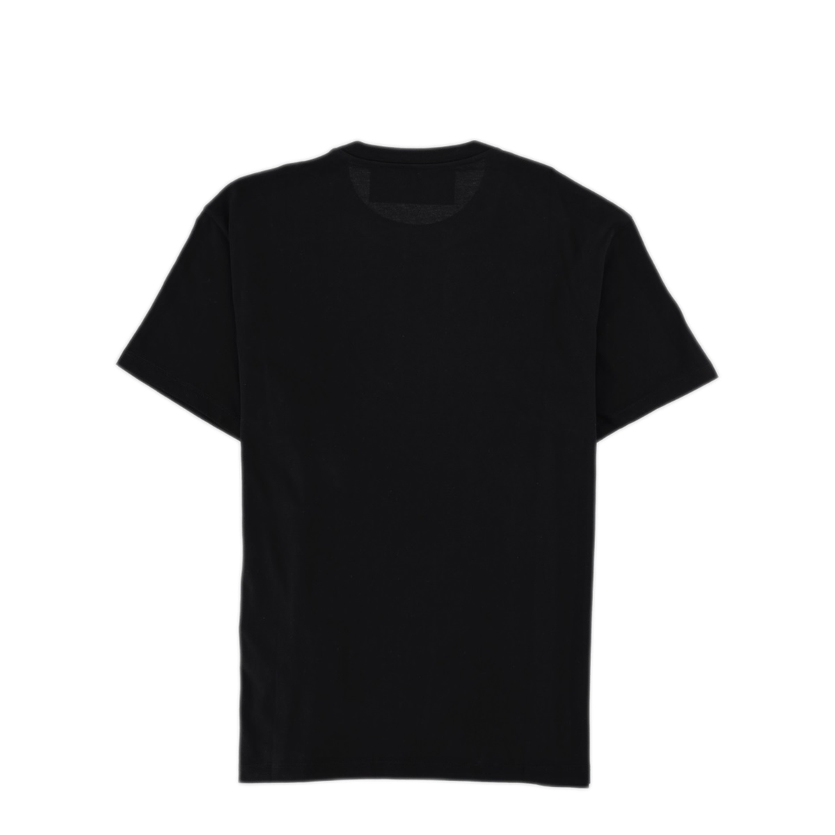Black Cotton T-Shirt With Vlogo Embroidery