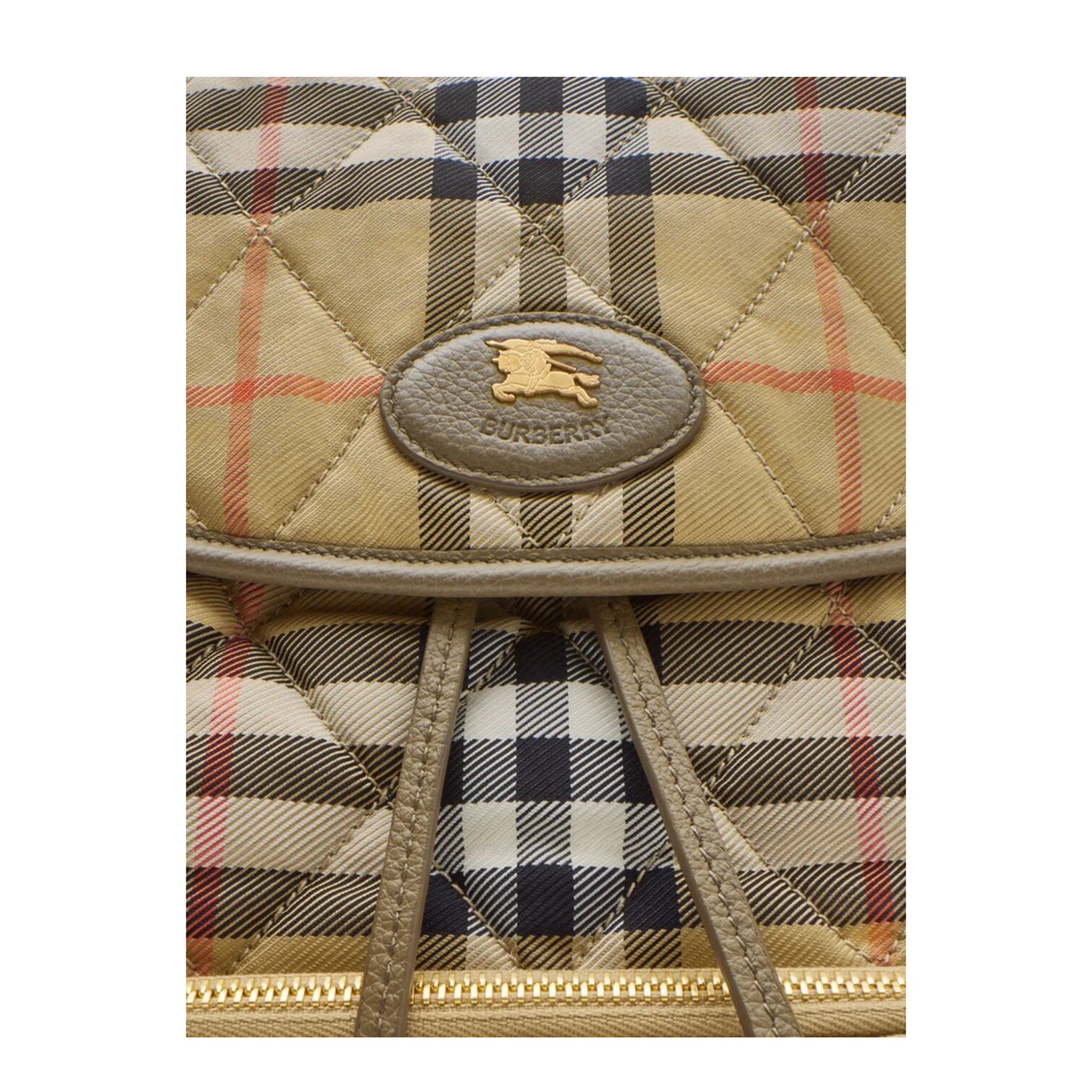 Horseshoe Quilted Check Backpack