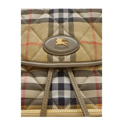 Horseshoe Quilted Check Backpack