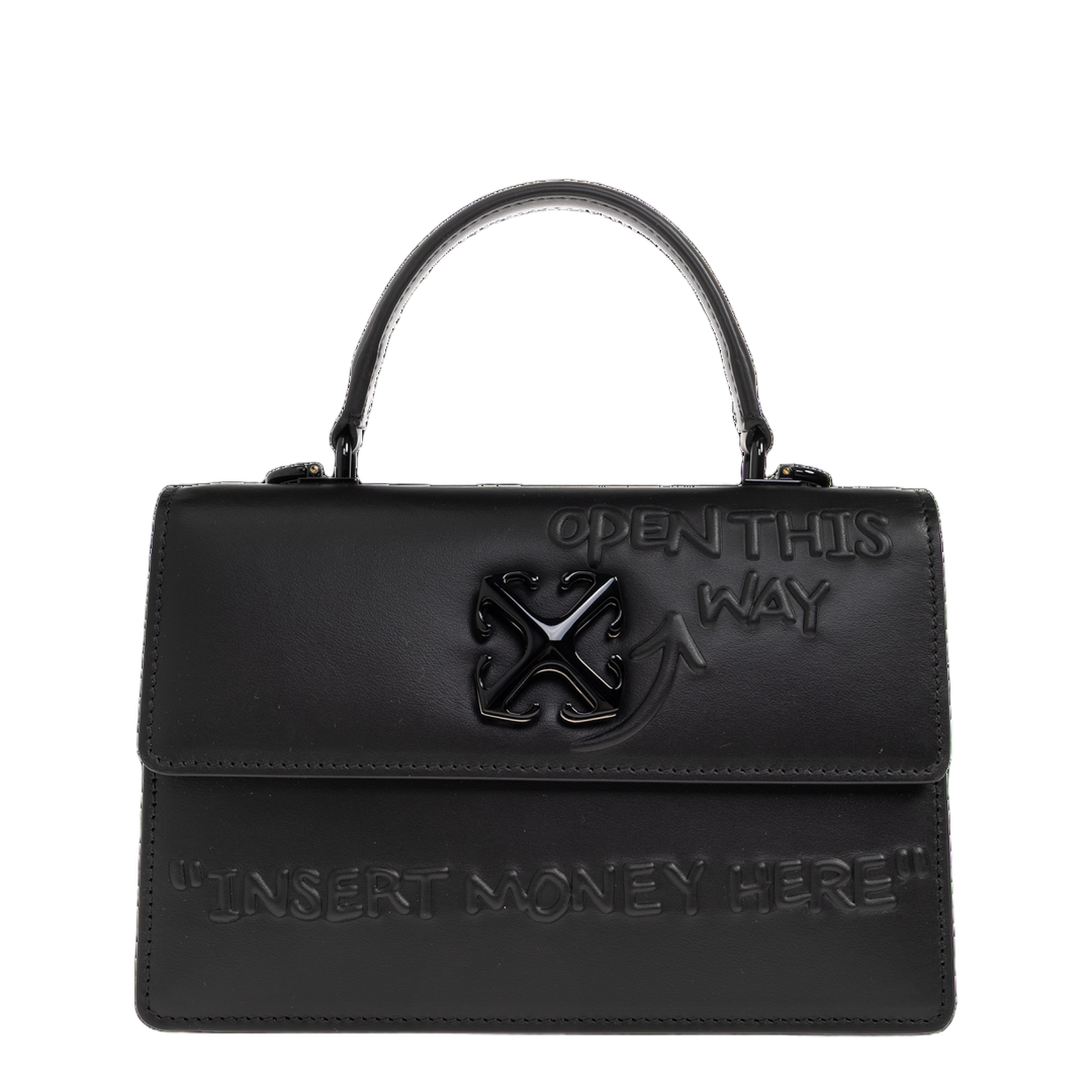 Jitney 1.4 Top Handle Bags Leather Black