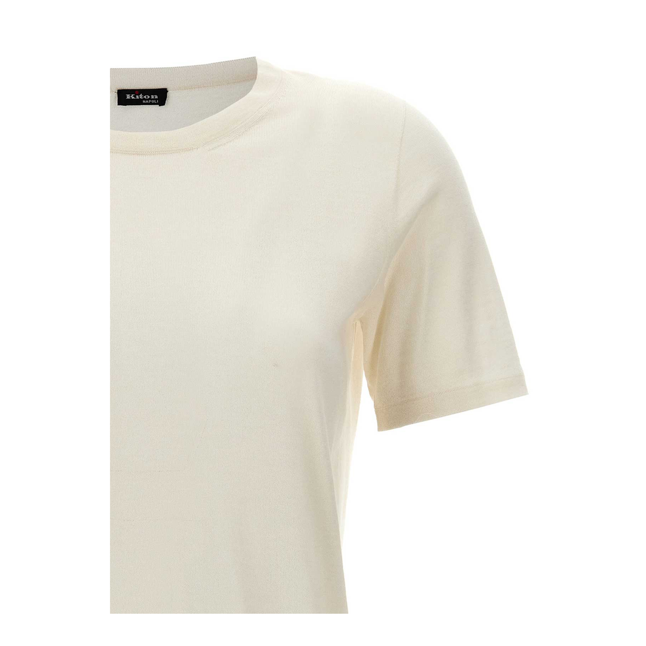 Silk Cashmere T-Shirt White
