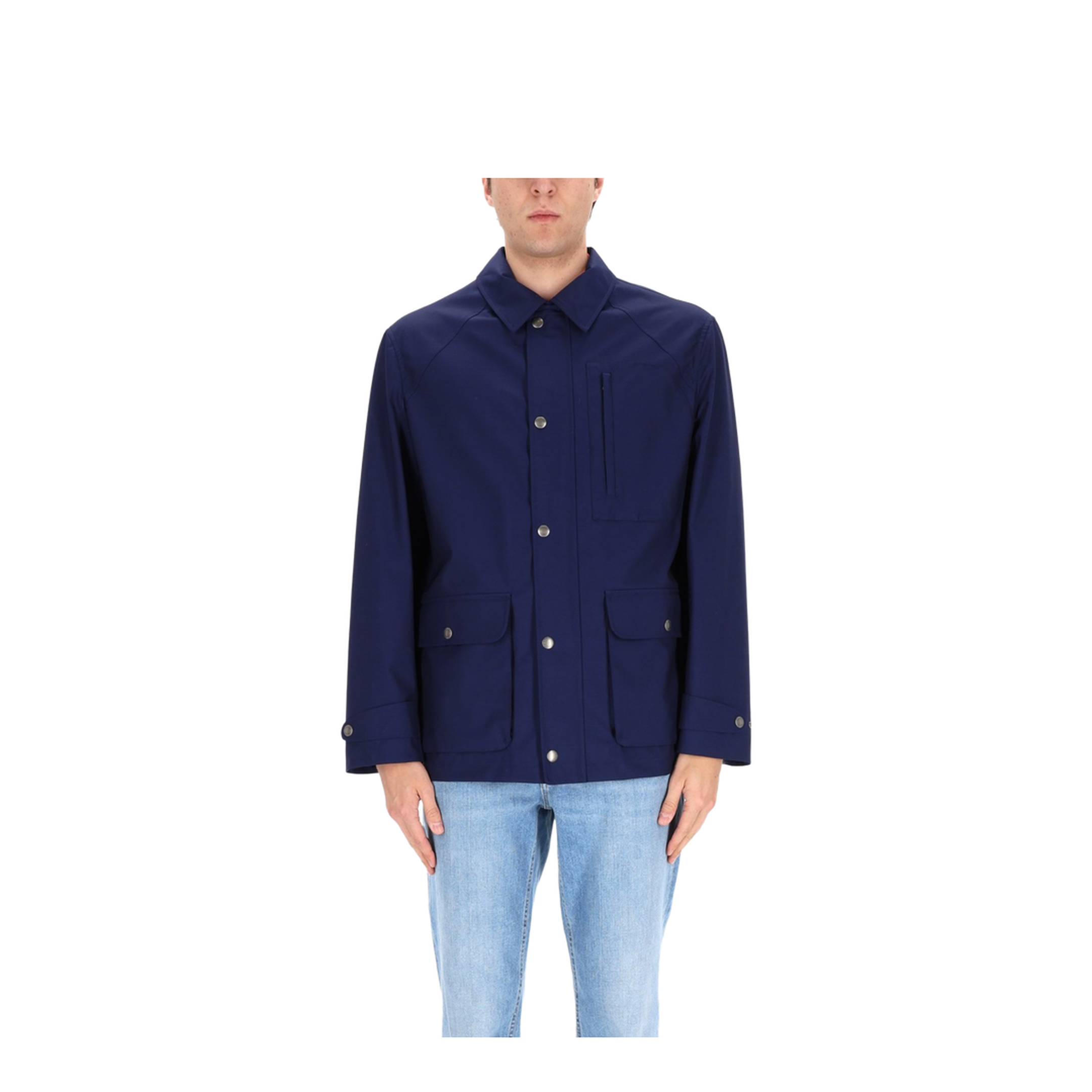 Men's Crinkle Reps Jacket Navy Blue