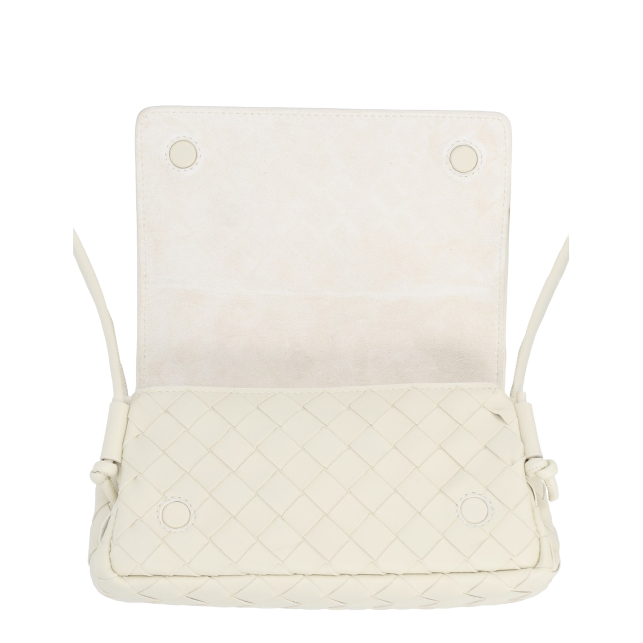 Notturno Intrecciato Nappa Crossbody - Sea Salt