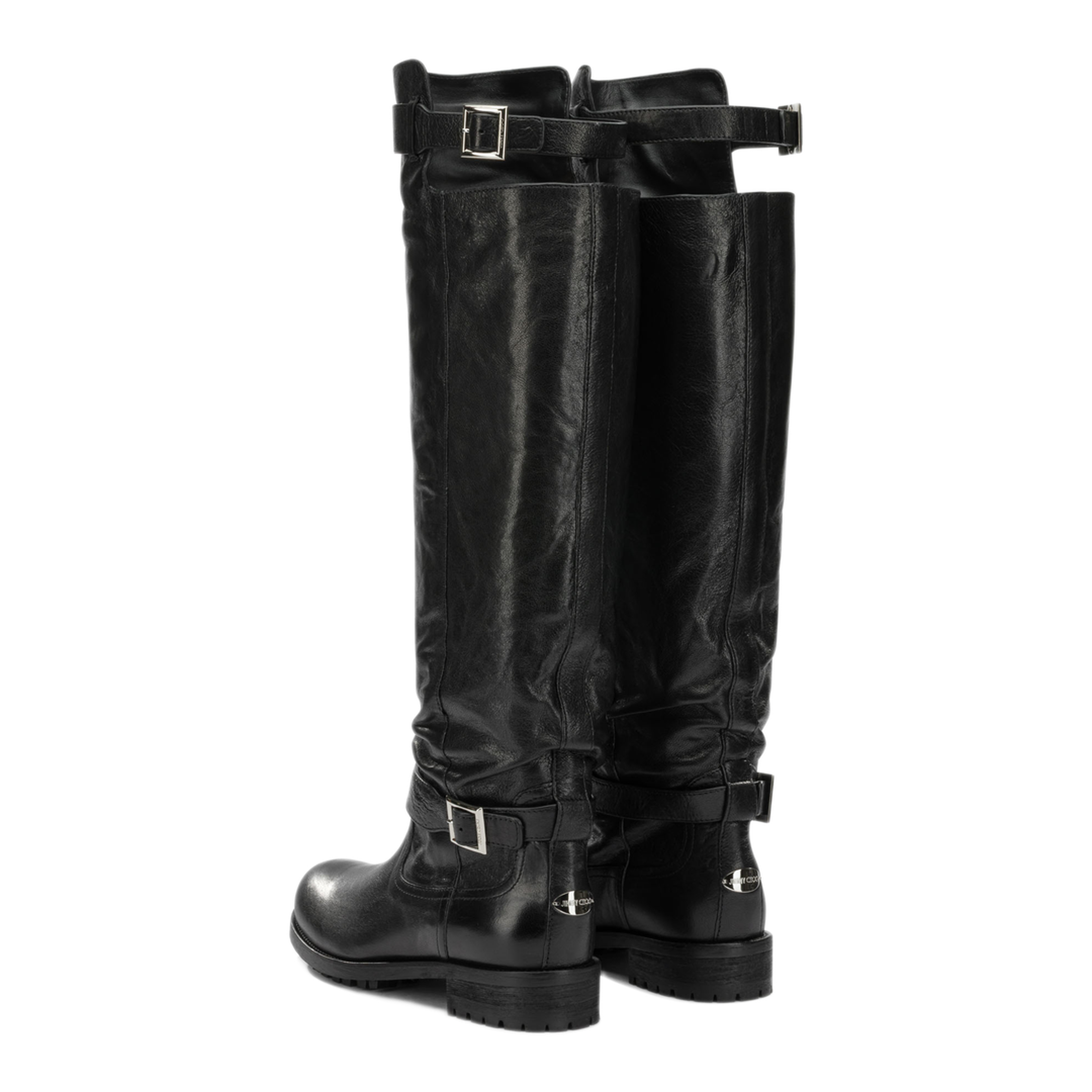MAYFEYR - Jimmy Choo - Biker Knee High Boots - BIKERKBERZBLACK