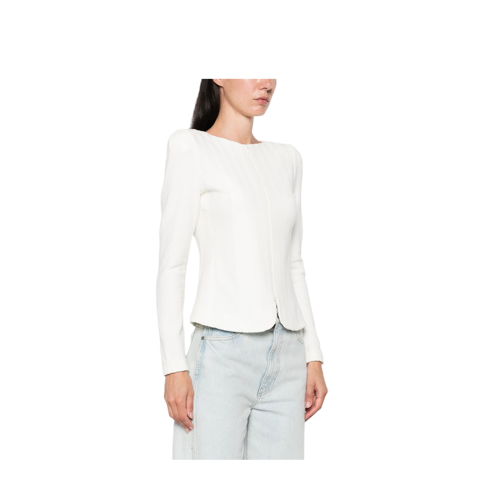 Cotton Blend Blazer Jacket
