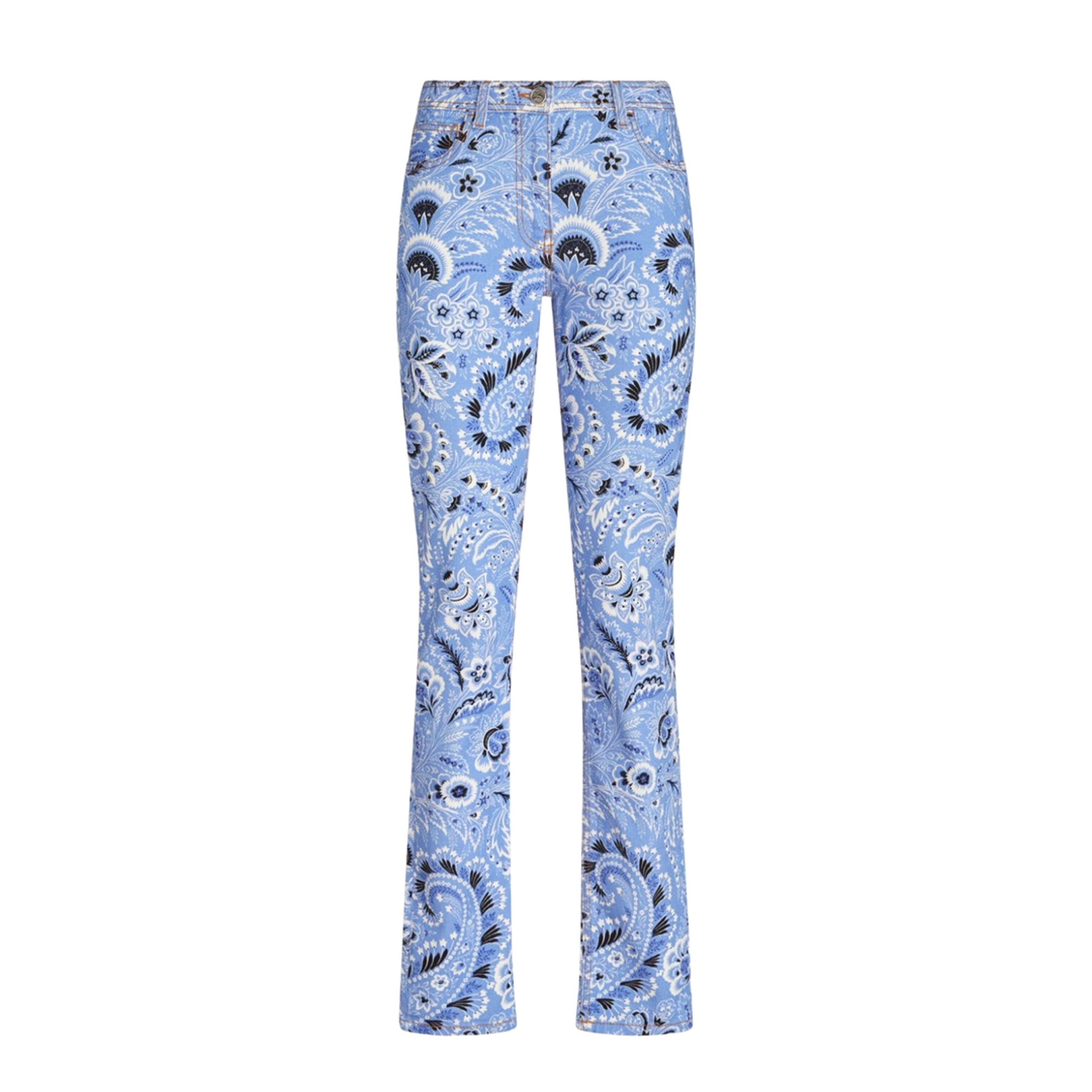 Mid-Rise Skinny Cut Denim Jeans