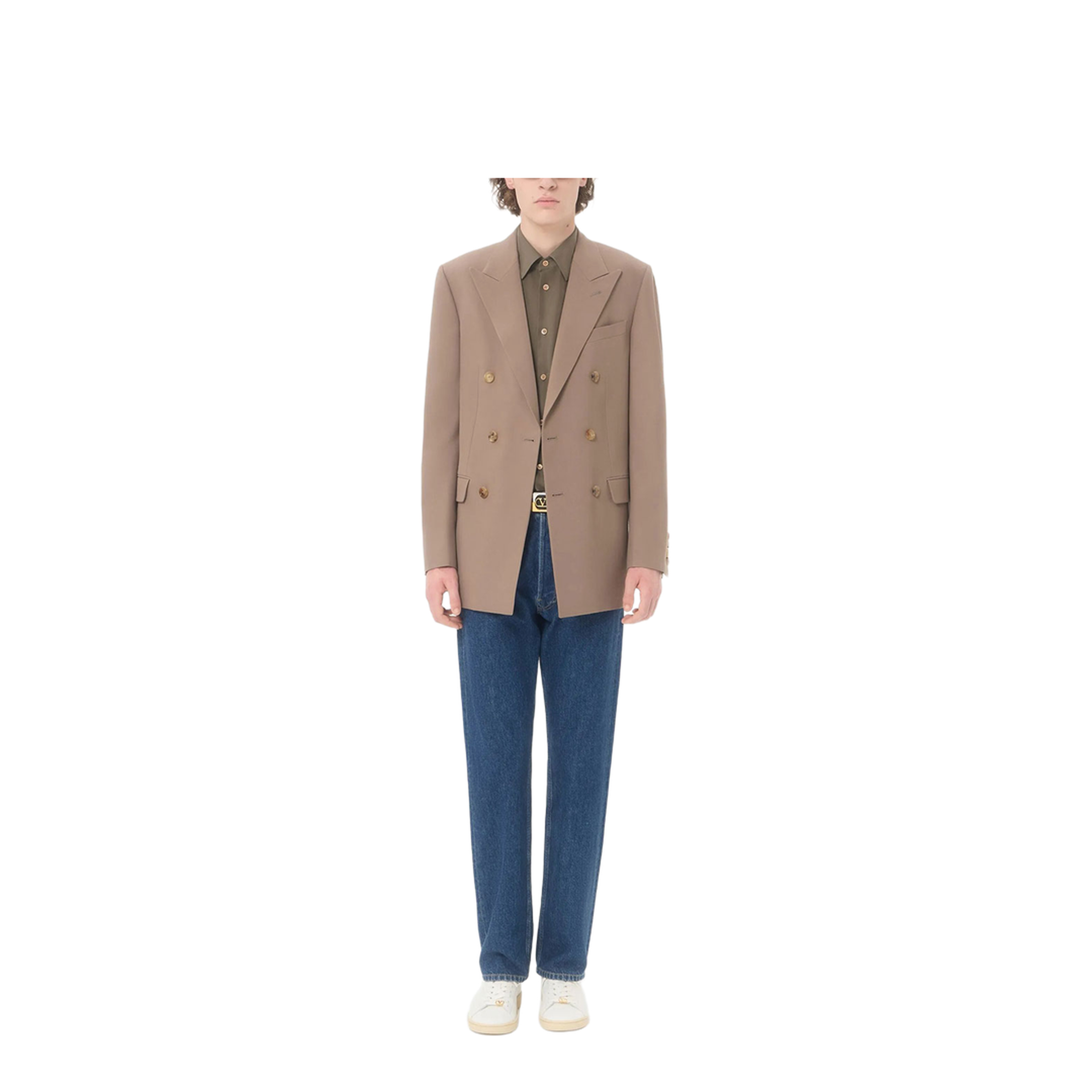 MAYFEYR - Valentino - Denim Trousers With Vgold - VDE15EBKN