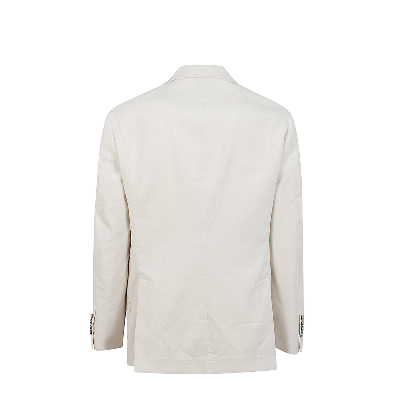 Elegant Double-Breasted Cotton Suit