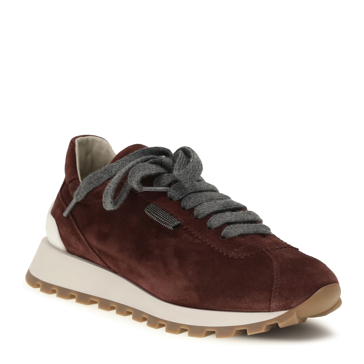 Plum Suede Sneakers