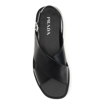 MAYFEYR - Prada - Saffiano Criss-Cross Sandals - 2X3163FG000070