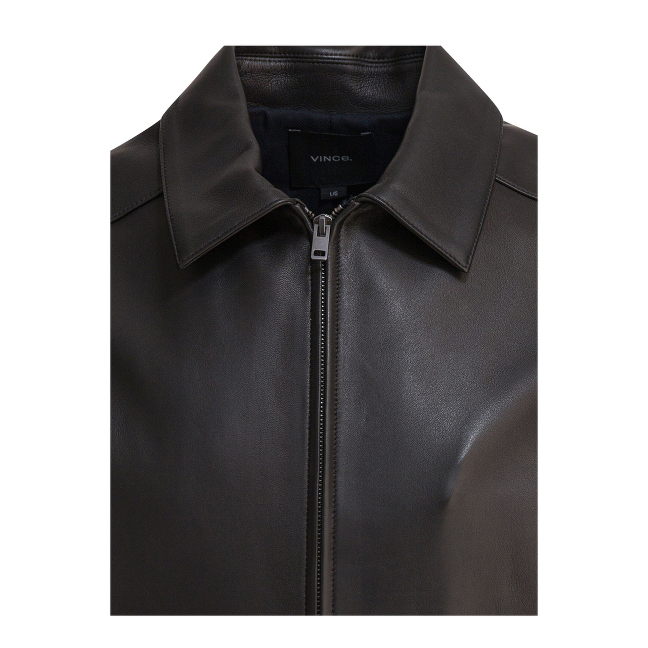 MAYFEYR - Vince - Leather Jacket With Zipper - M03894016A001BLK