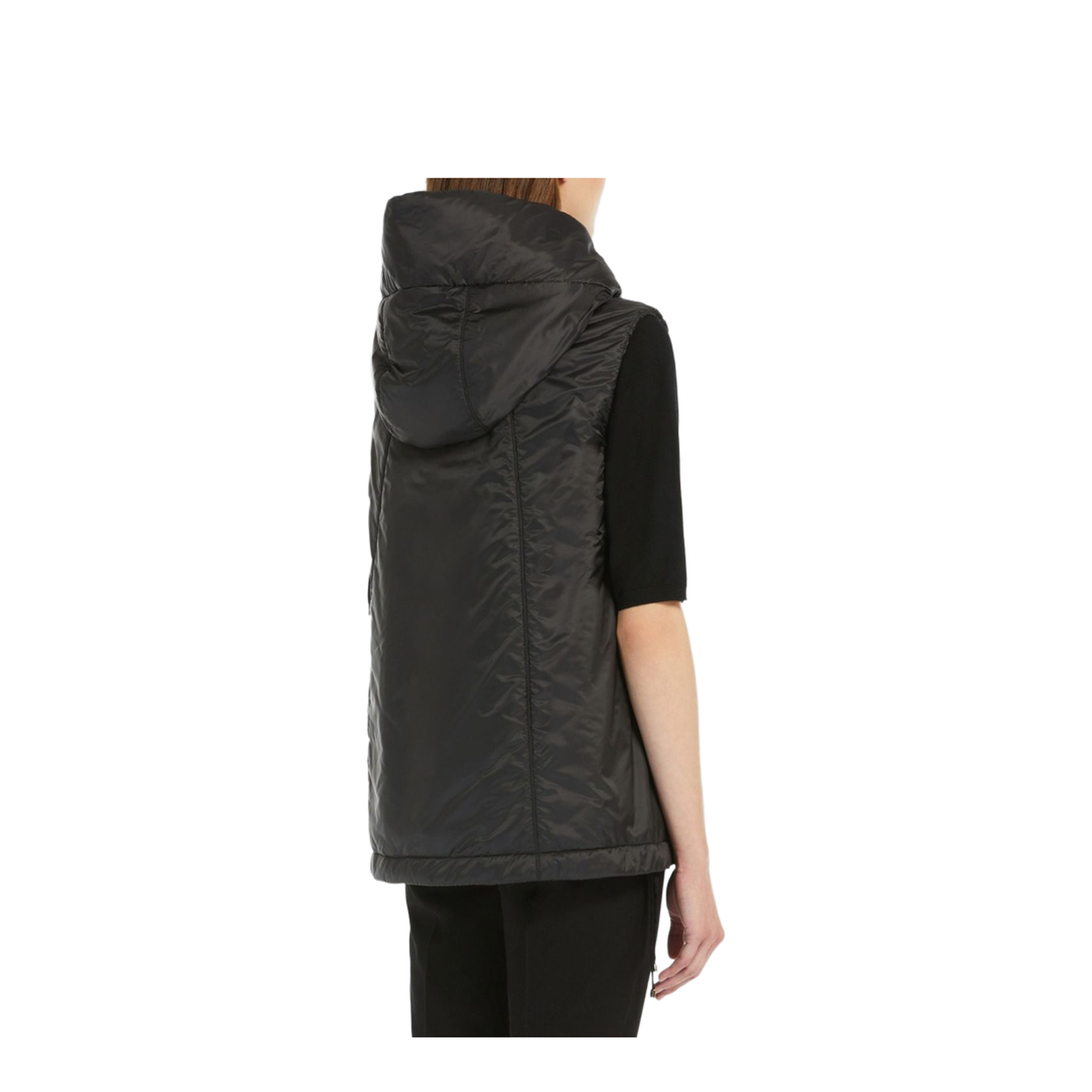 Quilted Design Jacket Black