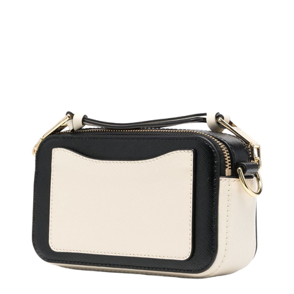 The Snapshot Mini Saffiano Leather Camera Bag - New Cloud White Multi