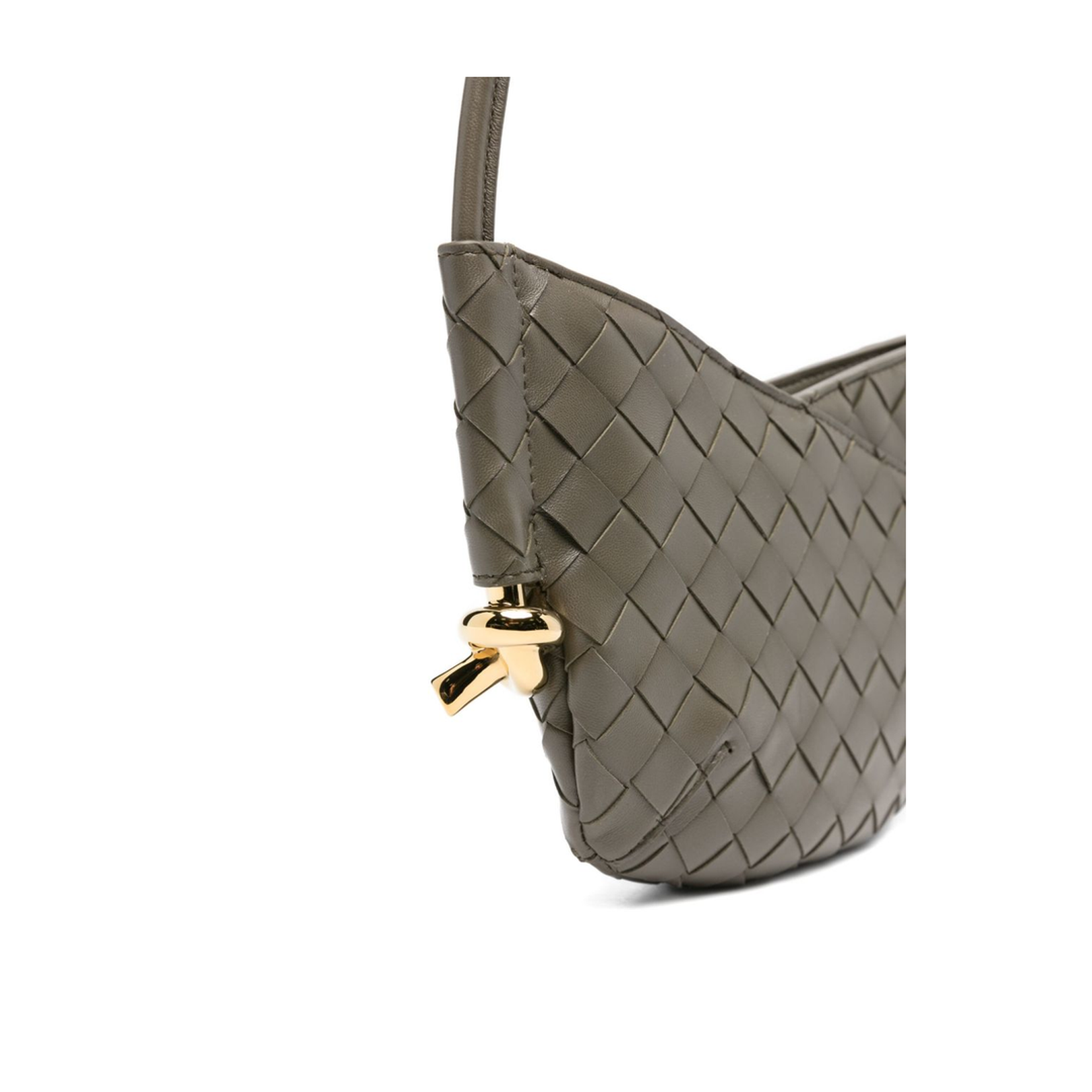 Intrecciato Weave Calf Leather Bag