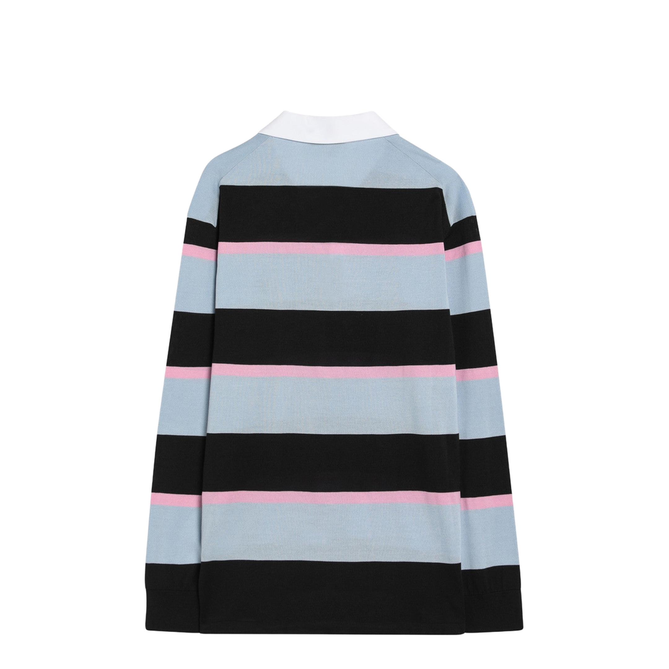 Striped Polo in Silk and Cotton