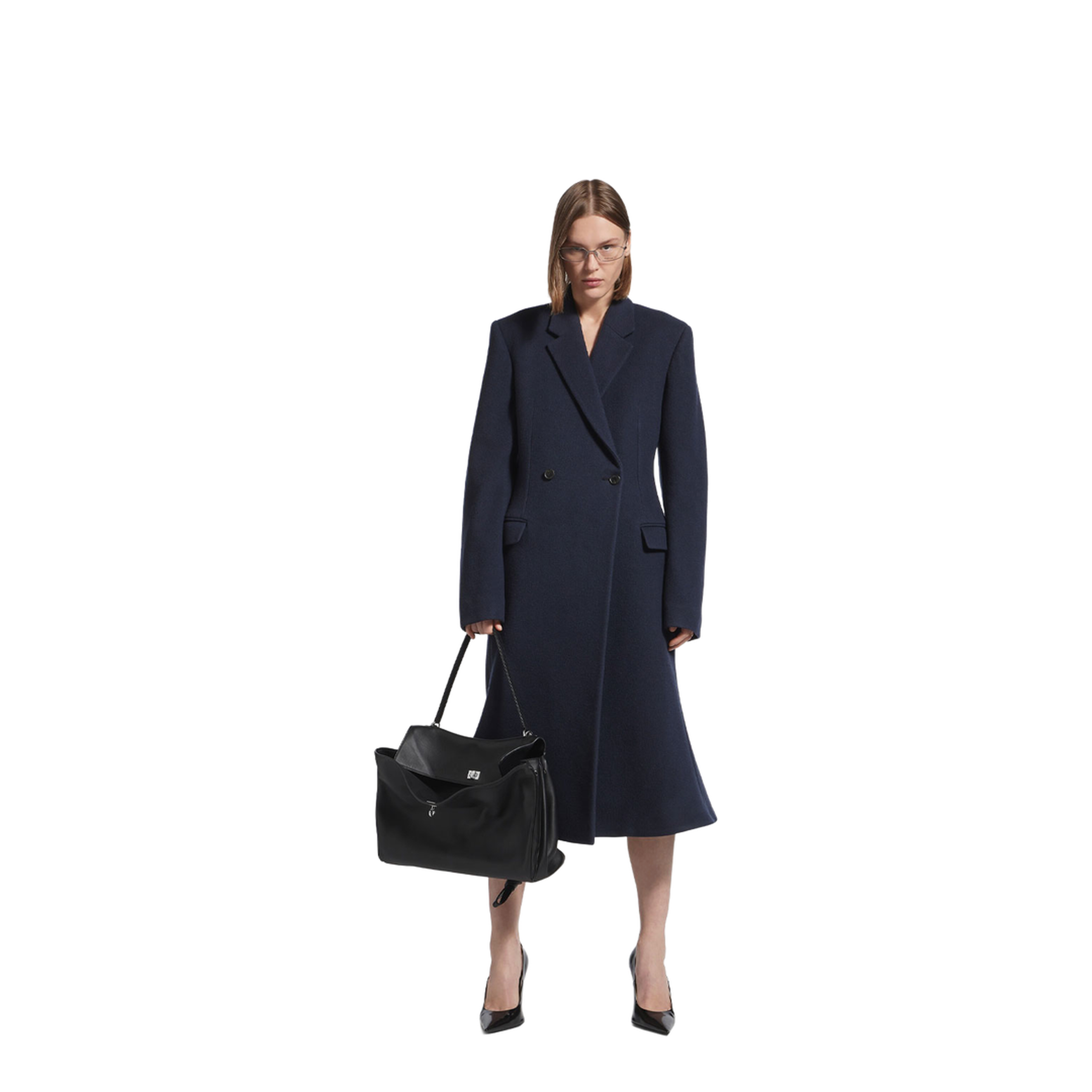 MAYFEYR - Balenciaga - Godet Brushed Wool Midi Coat - 850608TQU14