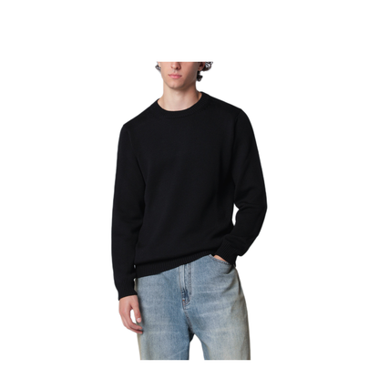 MAYFEYR - Roberto Collina - Black Wool Crew Neck Sweater - 263MYB02001WO09
