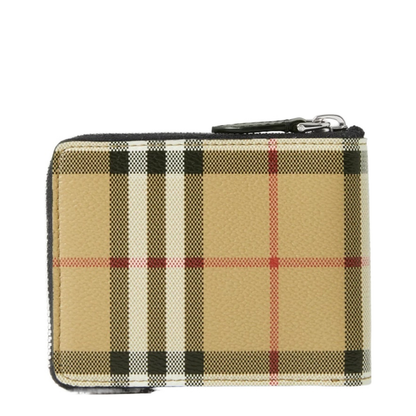 Checkered Full Zip Wallet