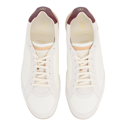 Sneaker with Suede Details